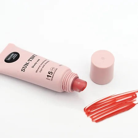 SUN-TINT Dusty Red | Lips and cheeks | Natural sunscreen SPF 15